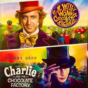 “WILLY WONKA & THE CHOCOLATE FACTORY” COLLECTION: MAGAZINE & DVD OF BOTH FILMS